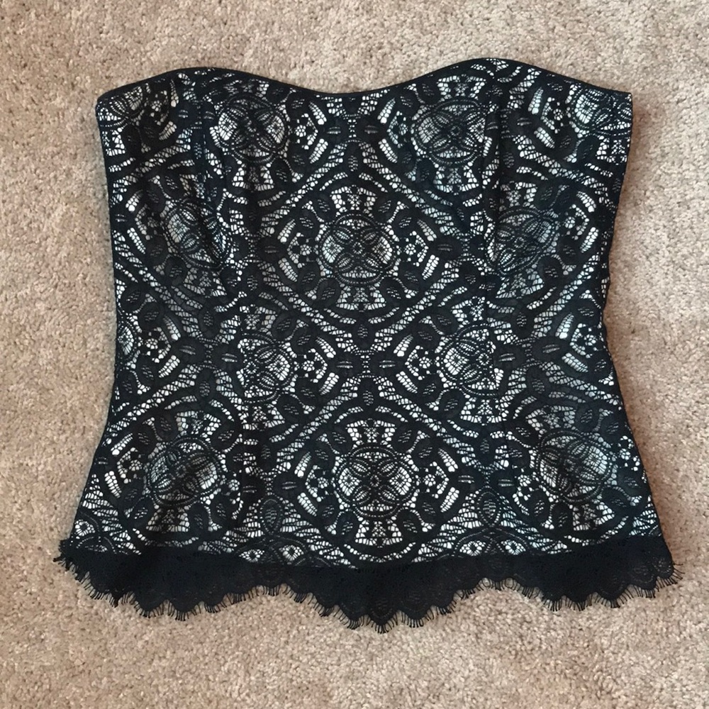 WHBM Lace Bustier